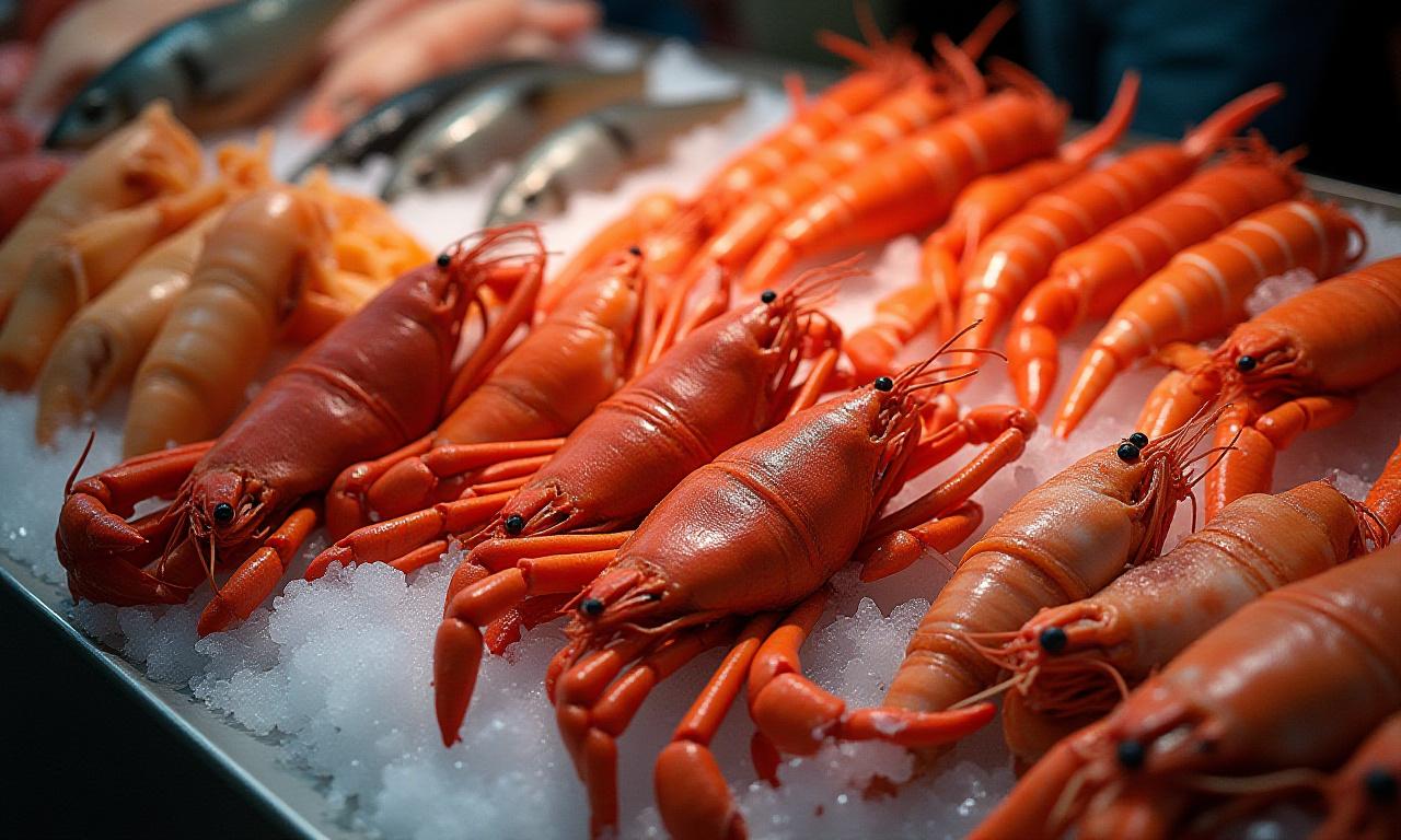 Fersk sjømat fra Bergen